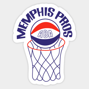 DEFUNCT - MEMPHIS PROS Sticker